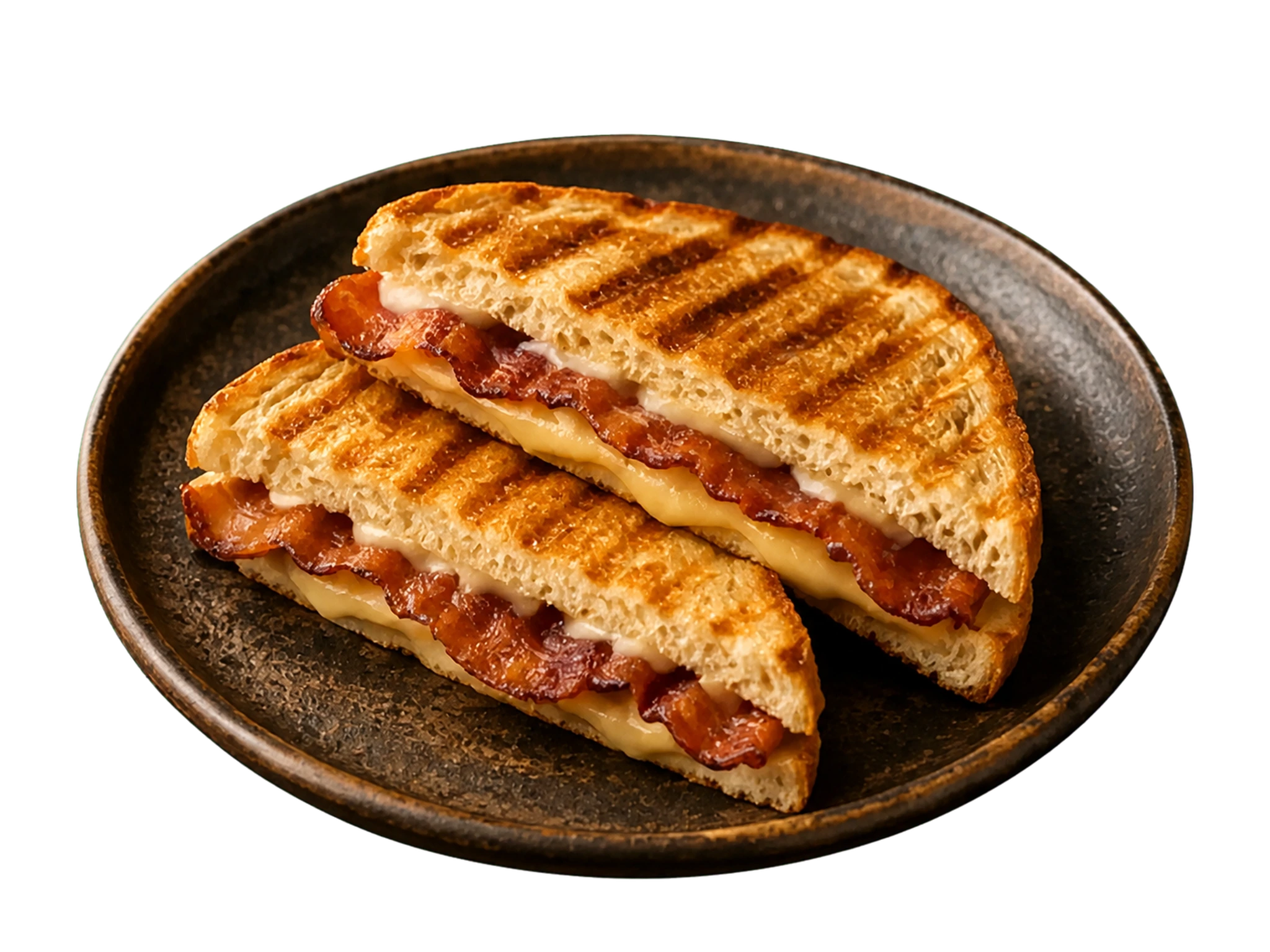 Golden Bacon Panini