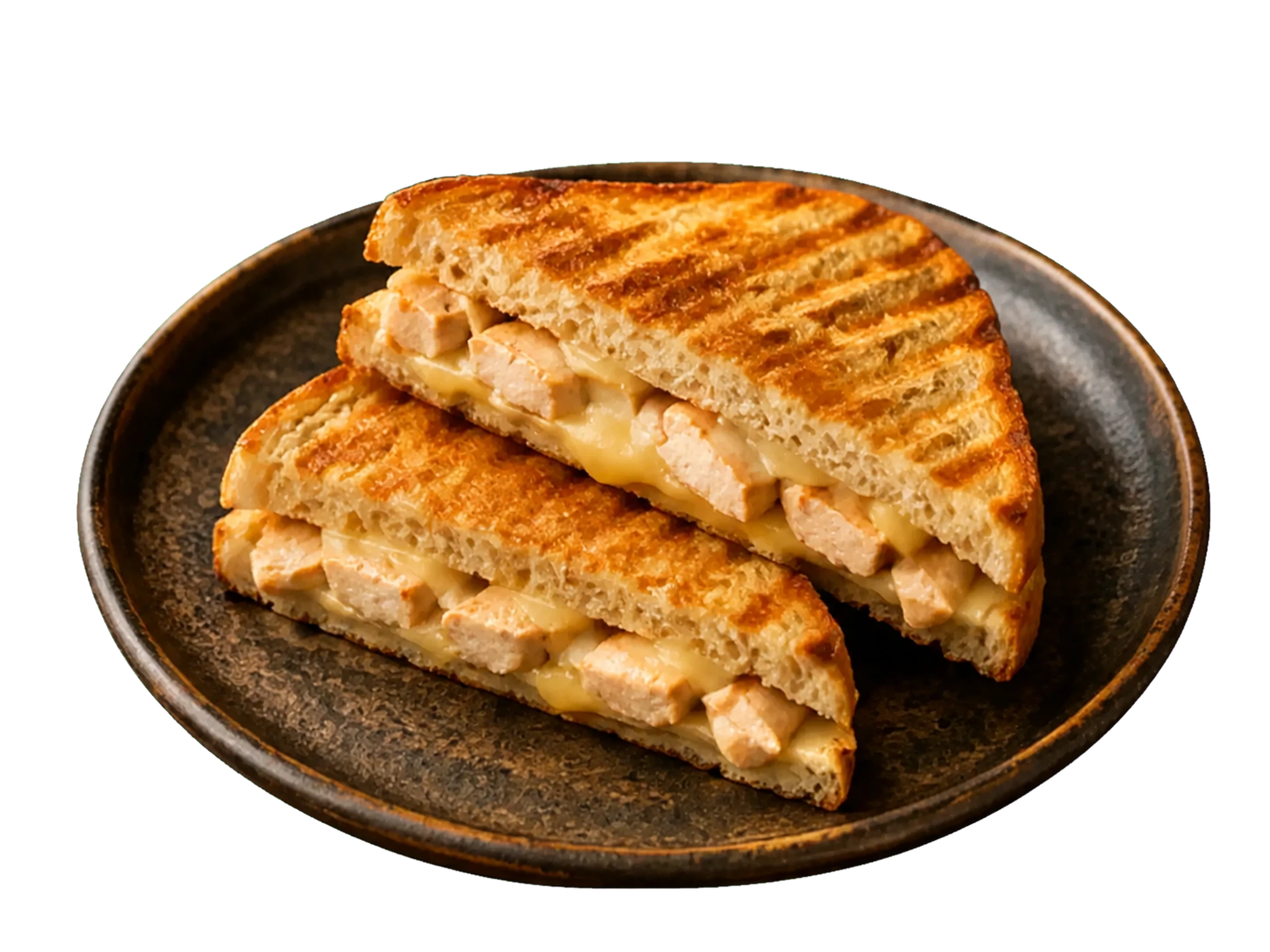 Grilled Chicken and Cheese Panini